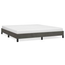 Bed Frame Dark Grey 180x200 cm 6FT Super King Velvet