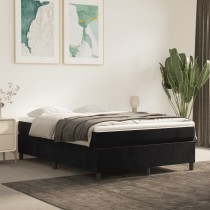 Box Spring Bed Frame Dark Grey 180x200 cm 6FT Super King Velvet
