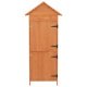 Garden Storage Cabinet Brown 42.5x64x190 cm