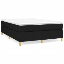 Box Spring Bed Frame Dark Grey 90x190 cm 3FT Single Fabric