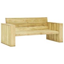 Garden Bench 139 cm Impregnated Pinewood