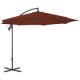 Cantilever Umbrella with Steel Pole 300 cm Anthracite