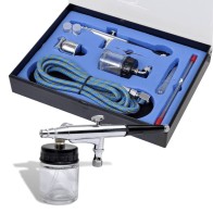 Airbrush Set with Glass Jar...