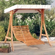 Swing Bed with Canopy Solid...