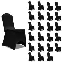Chair Cover Stretch Burgundy 24 pcs