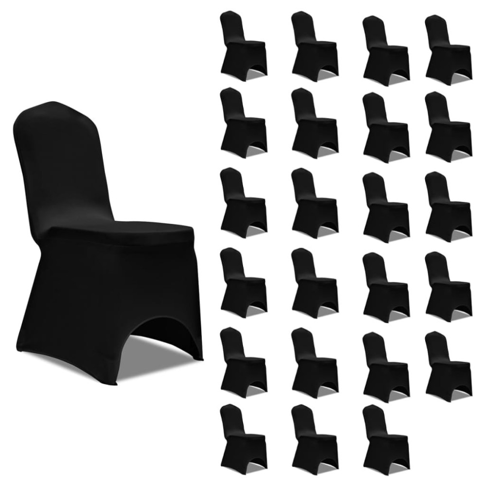 Chair Cover Stretch Burgundy 24 pcs