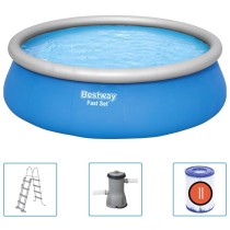 Bestway Fast Set Inflatable Swimming Pool Set Round 457x122 cm