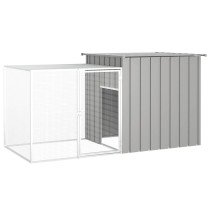 Rabbit Cage Anthracite 200x91x100 cm Galvanised Steel