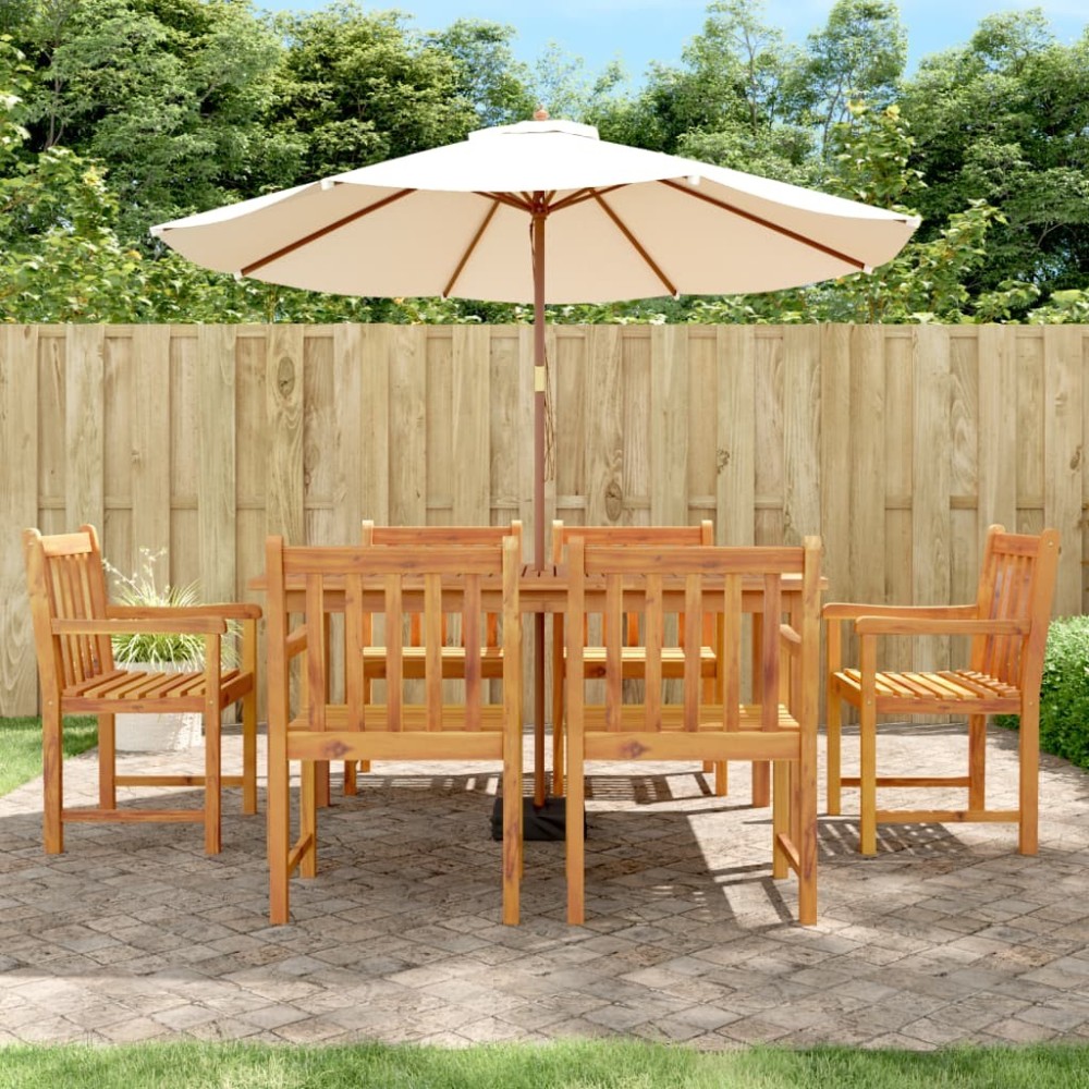 Garden Chairs 8 pcs 56x55.5x90 cm Solid Wood Acacia