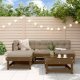 5 Piece Garden Lounge Set Impregnated Wood Pine