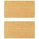Cooker Covers 2 pcs 50x28x1.5 cm Bamboo