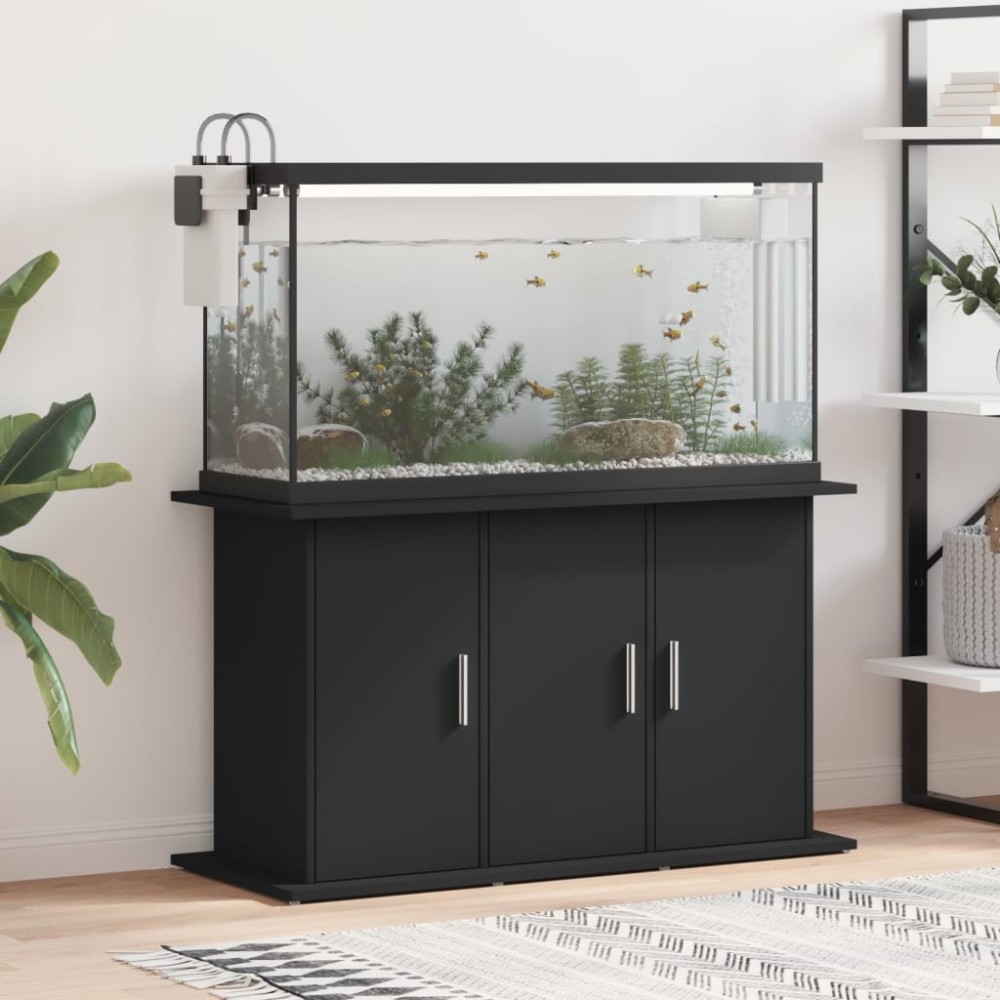 Aquarium Stand Grey Sonoma 101x41x58 cm Engineered Wood
