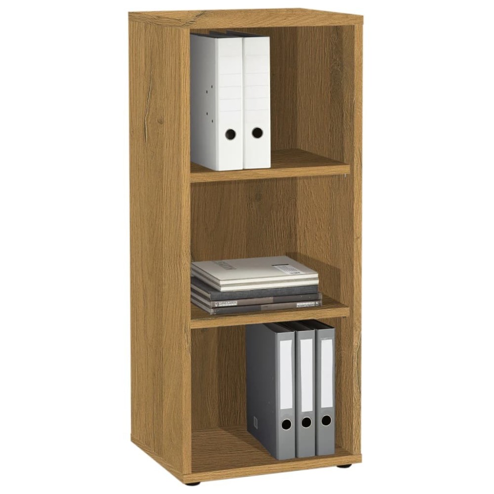 FMD Storage Shelf with 3 Compartments 47.1x39.9x112.5 cm White