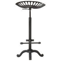 Bar Stool Black Cast Iron