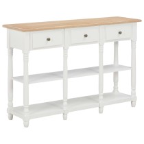 Konsolentisch Grau 120x30x76 cm MDF