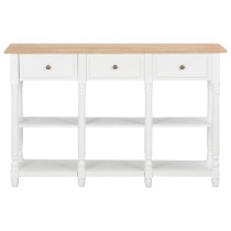 Konsolentisch Grau 120x30x76 cm MDF