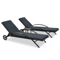 Sun Loungers with Table...