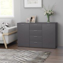 Sideboard Sonoma Oak 120x35.5x75 cm Engineered Wood
