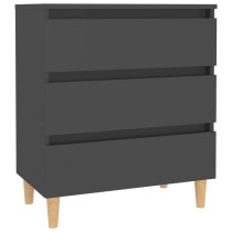 Sideboard Black 60x35x69 cm Engineered Wood