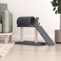 Cat Scratching Posts with Tunnel and Ladder Cream 55.5 cm