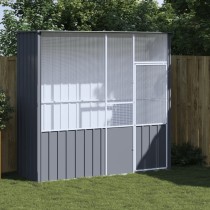 Bird Cage Grey 115x78x200 cm Galvanised Steel