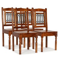 Dining Chairs 6 pcs Solid...