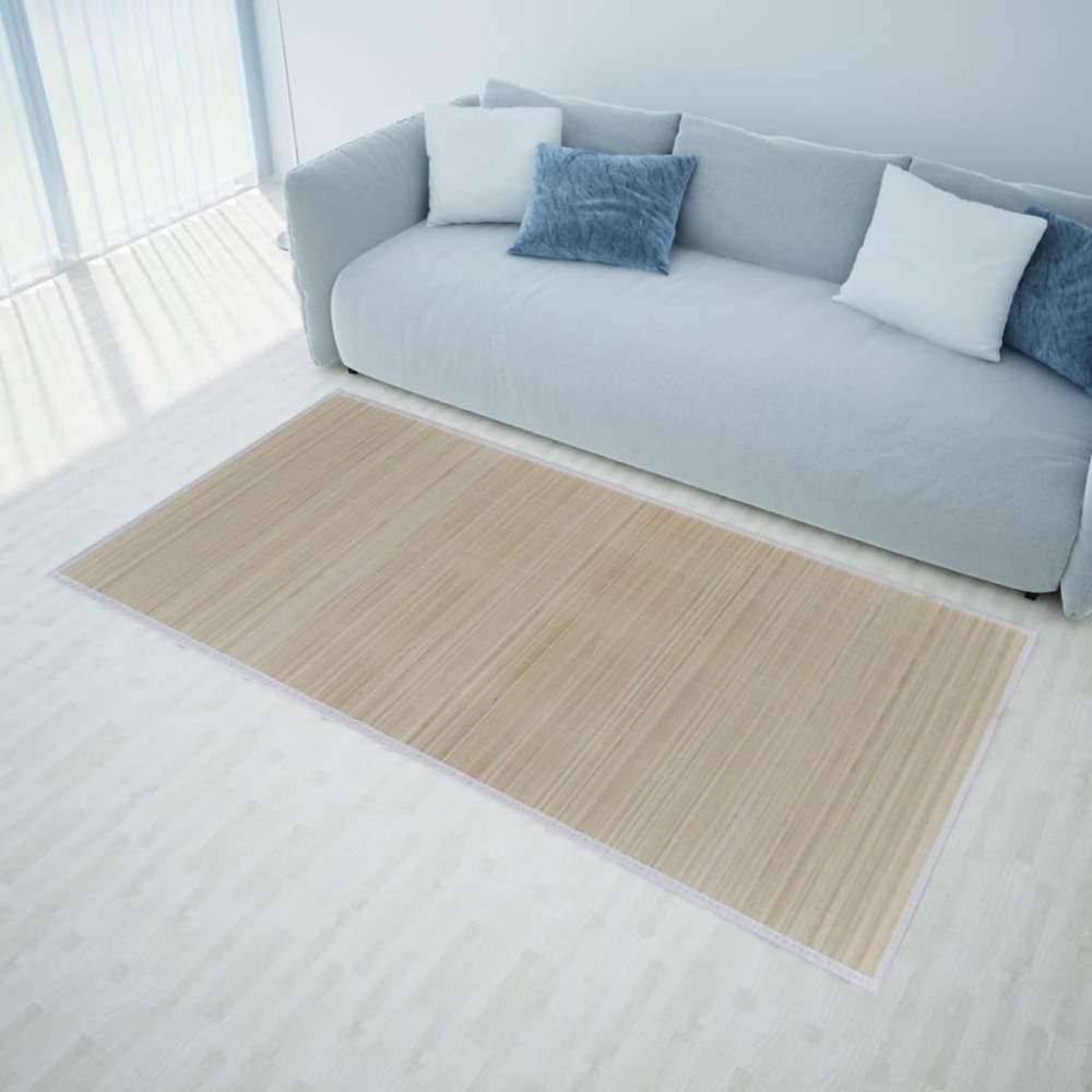 Rectangular Natural Bamboo Rugs 2 pcs 120x180 cm