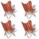 Butterfly Chairs 2 pcs Multicolour Chindi Fabric