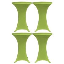Stretch Table Cover 2 pcs 80 cm Green
