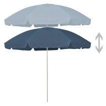 Beach Umbrella Blue 240 cm