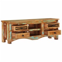 TV Cabinet 110x30x40 cm Solid Wood Reclaimed