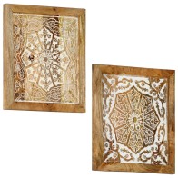 Hand-Carved Wall Panels 2...