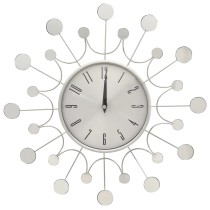 Wall Clock Silver 40 cm Metal