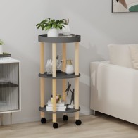 3-tier Trolley Black...