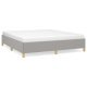 Bed Frame Light Grey 90x190 cm 3FT Single Fabric