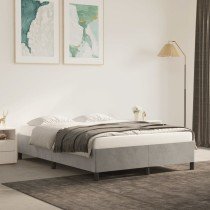 Bed Frame Dark Grey 180x200 cm 6FT Super King Velvet