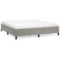 Bed Frame Dark Grey 180x200 cm 6FT Super King Velvet
