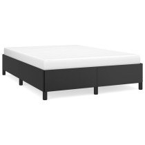 Bed Frame Black 180x200 cm 6FT Super King Faux Leather