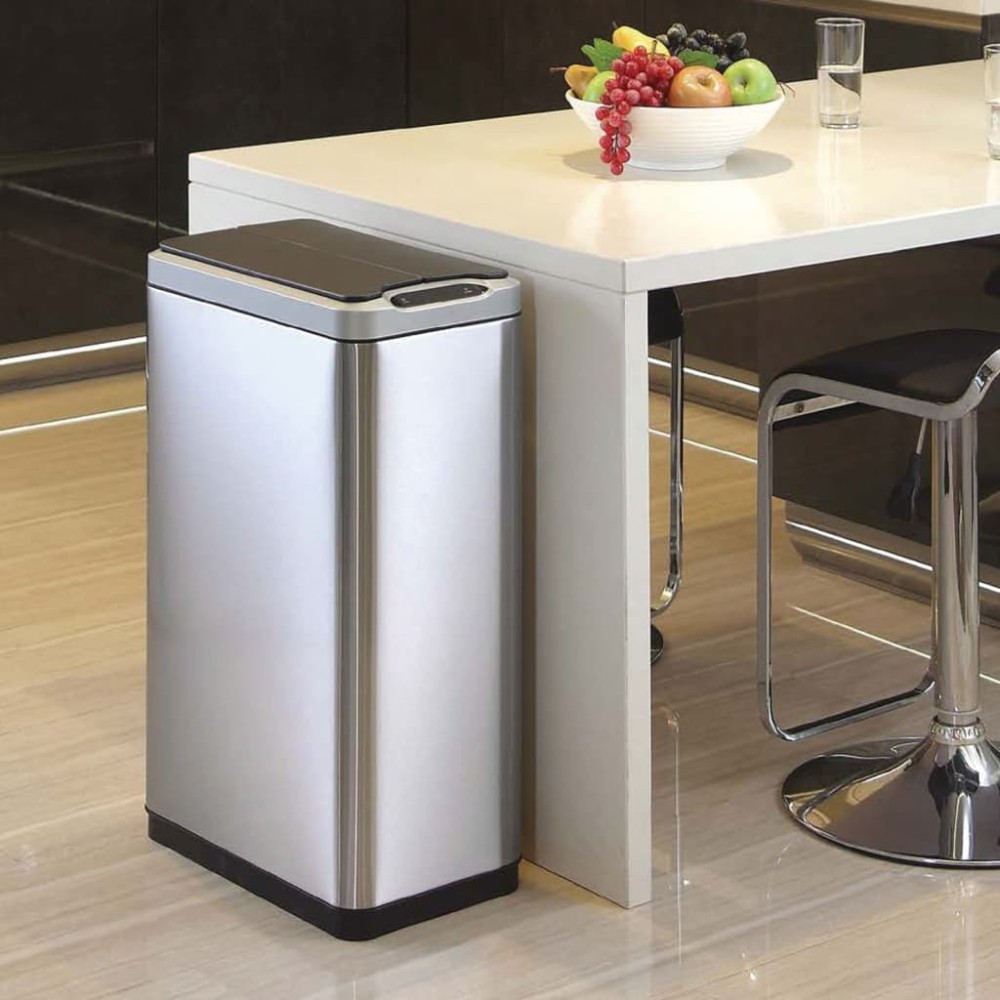 EKO Sensor Bin Phantom 2x20 L Matte Silver