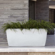 Capi Planter Arc Granite Rectangle 60x35x40 cm Ivory