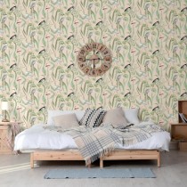 DUTCH WALLCOVERINGS Wallpaper Flamingo Mint