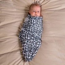 Bo Jungle Wrap Swaddling Blanket Leopard S