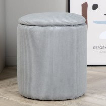 Venture Home Pouffe Limpen 32x32x40 cm Corduroy Grey