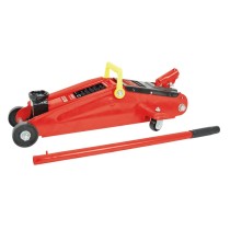 Carpoint Hydraulic Trolley Jack 2000 kg Steel 4 Wheels