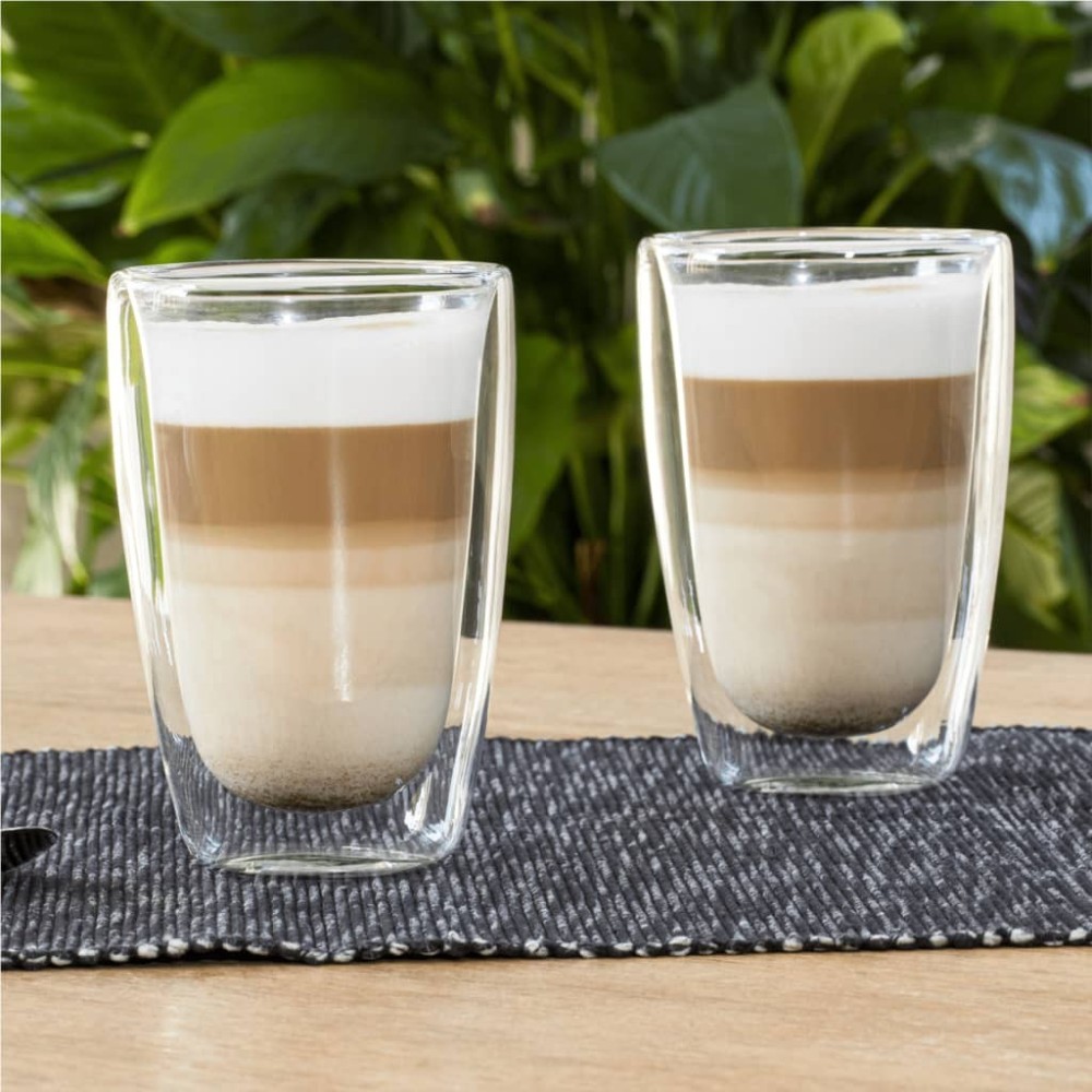 HI Latte Macchiato Glass Set 2 pcs 400 ml Transparent