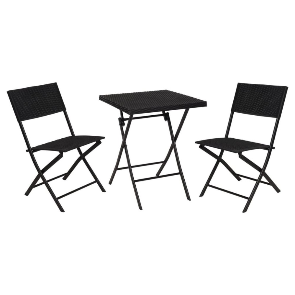 ProGarden 3 Piece Garden Bistro Set Wicker Pattern