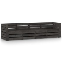 4-Seater Garden Sofa Grey...