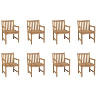 Outdoor Chairs 2 pcs Solid...