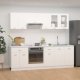 8 Piece Kitchen Cabinet Set Concrete Grey Engineered Wood