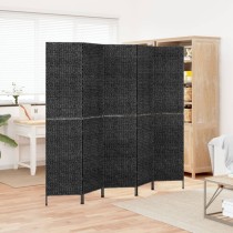 Room Divider 5-Panel 205x180 cm Water Hyacinth